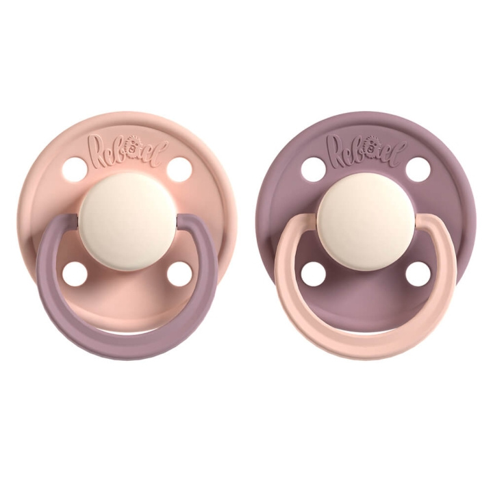 REBAEL Pacifier 2-Pack Size 2 Tornado Pearly Rhino / Misty Pearly Poodle ryhmässä LELUT, TUOTTEET LAPSILLE JA VAUVOILLE / Vauvatuotteet / Tutit & Hammasrenkaat @ TP E-commerce Nordic AB (C17244)