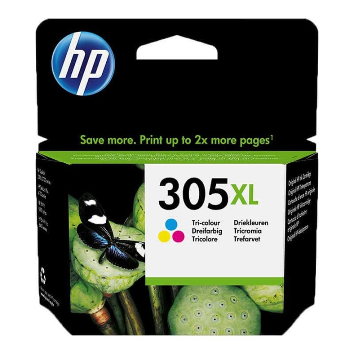 HP Musteet 3YM63AE 305XL Tri-colour ryhmässä TIETOKOONET & TARVIKKEET / Tulostimet & Tarvikkeet / Musteet ja väriaineet / Mustepatruunat / HP @ TP E-commerce Nordic AB (C17262)