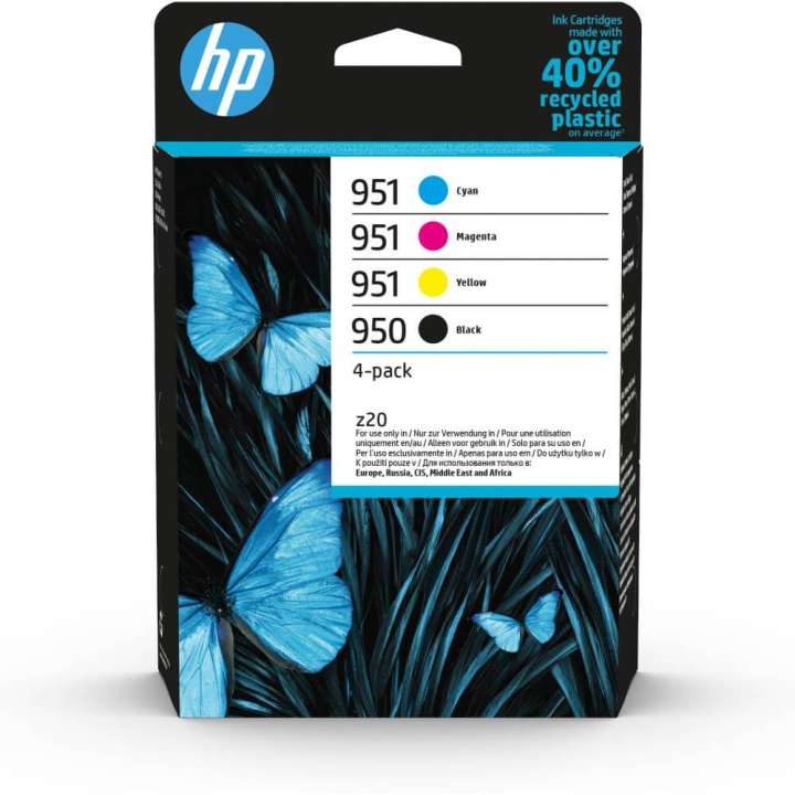 HP Musteet 6ZC65AE 950/951 Multipack ryhmässä TIETOKOONET & TARVIKKEET / Tulostimet & Tarvikkeet / Musteet ja väriaineet / Mustepatruunat / HP @ TP E-commerce Nordic AB (C17267)