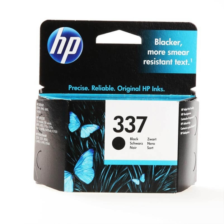 HP Ink C9364EE 337 Black ryhmässä TIETOKOONET & TARVIKKEET / Tulostimet & Tarvikkeet / Musteet ja väriaineet / Mustepatruunat / HP @ TP E-commerce Nordic AB (C17287)