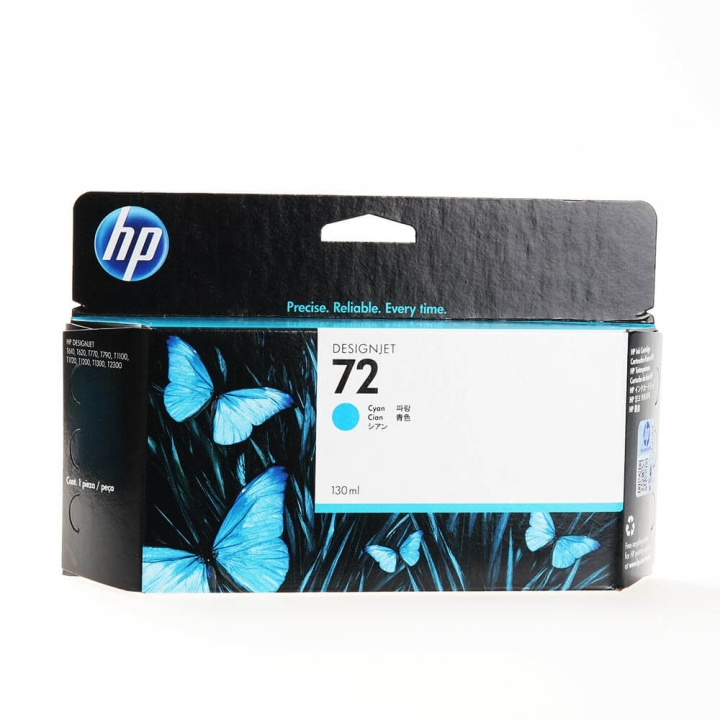 HP Musteet C9371A 72 Cyan ryhmässä TIETOKOONET & TARVIKKEET / Tulostimet & Tarvikkeet / Musteet ja väriaineet / Mustepatruunat / HP @ TP E-commerce Nordic AB (C17288)