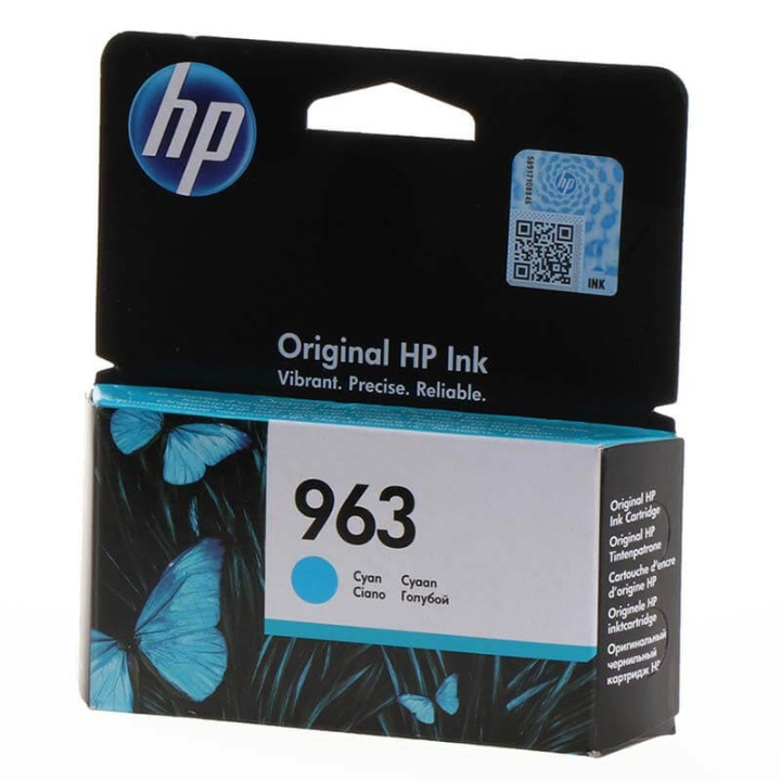 HP Musteet 3JA23AE 963 Cyan ryhmässä TIETOKOONET & TARVIKKEET / Tulostimet & Tarvikkeet / Musteet ja väriaineet / Mustepatruunat / HP @ TP E-commerce Nordic AB (C17346)