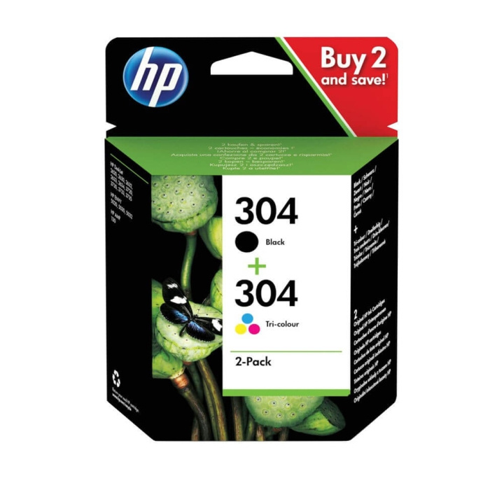 HP Musteet 3JB05AE 304 Multipack ryhmässä TIETOKOONET & TARVIKKEET / Tulostimet & Tarvikkeet / Musteet ja väriaineet / Mustepatruunat / HP @ TP E-commerce Nordic AB (C17355)