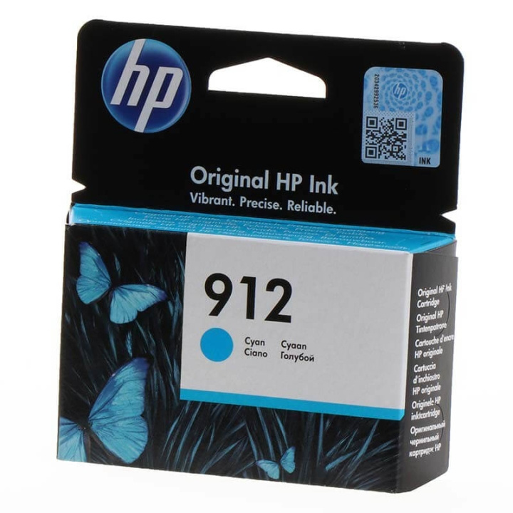 HP Musteet 3YL77AE 912 Cyan ryhmässä TIETOKOONET & TARVIKKEET / Tulostimet & Tarvikkeet / Musteet ja väriaineet / Mustepatruunat / HP @ TP E-commerce Nordic AB (C17356)