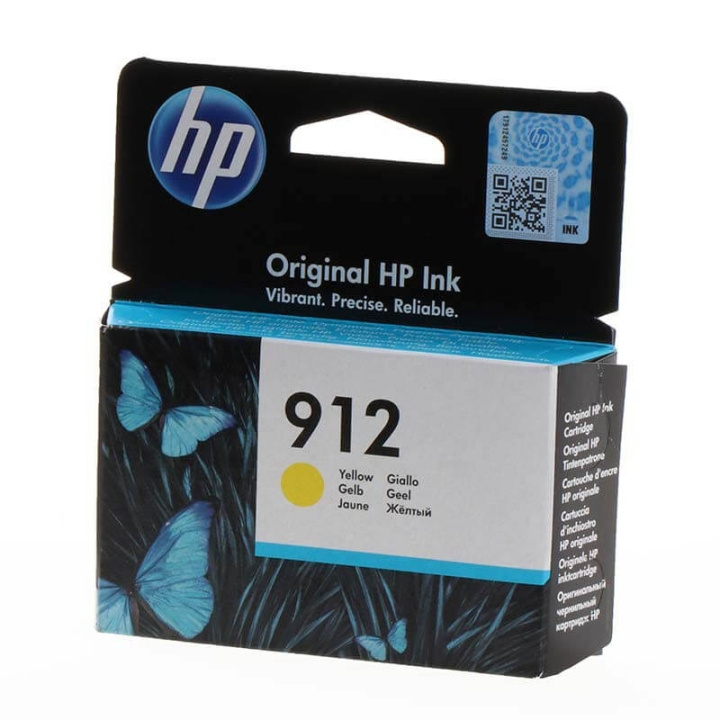 HP Musteet 3YL79AE 912 Keltainen ryhmässä TIETOKOONET & TARVIKKEET / Tulostimet & Tarvikkeet / Musteet ja väriaineet / Mustepatruunat / HP @ TP E-commerce Nordic AB (C17358)