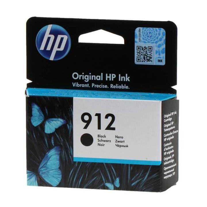 HP Musteet 3YL80AE 912 Musta ryhmässä TIETOKOONET & TARVIKKEET / Tulostimet & Tarvikkeet / Musteet ja väriaineet / Mustepatruunat / HP @ TP E-commerce Nordic AB (C17359)