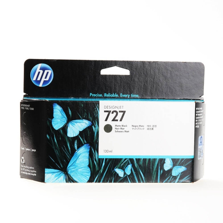 HP Musteet B3P22A 727 Mattamusta 130ml ryhmässä TIETOKOONET & TARVIKKEET / Tulostimet & Tarvikkeet / Musteet ja väriaineet / Mustepatruunat / HP @ TP E-commerce Nordic AB (C17369)