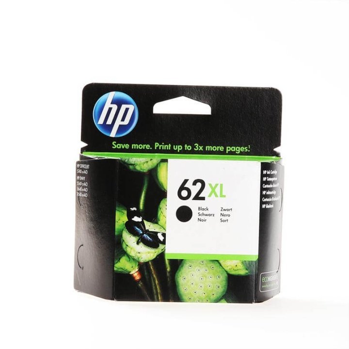 HP Musteet C2P05AE 62XL Musta ryhmässä TIETOKOONET & TARVIKKEET / Tulostimet & Tarvikkeet / Musteet ja väriaineet / Mustepatruunat / HP @ TP E-commerce Nordic AB (C17373)