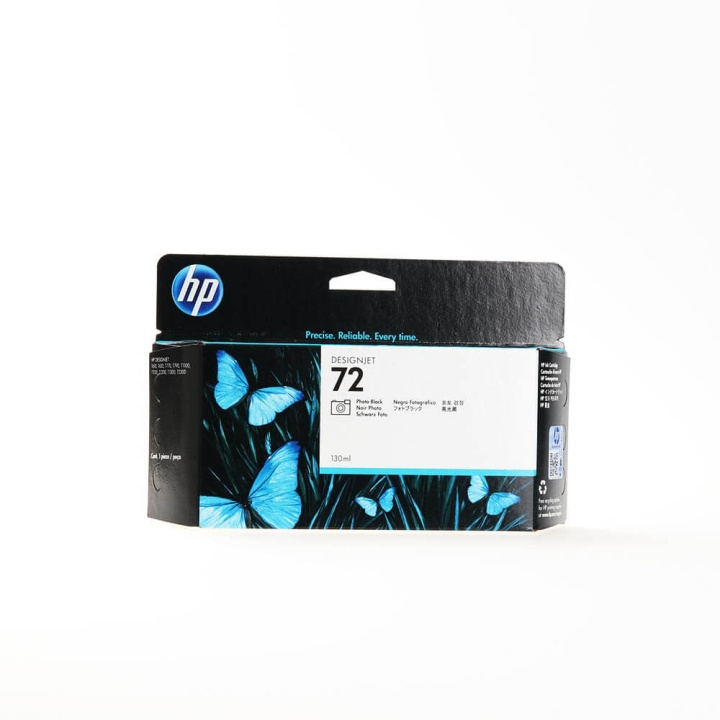 HP Ink C9370A 72 Photo Black ryhmässä TIETOKOONET & TARVIKKEET / Tulostimet & Tarvikkeet / Musteet ja väriaineet / Mustepatruunat / HP @ TP E-commerce Nordic AB (C17386)