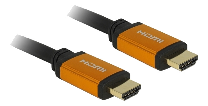 Delock High Speed HDMI Cable 48 Gbps 8K 60 Hz 0.5 m ryhmässä KODINELEKTRONIIKKA / Kaapelit & Sovittimet / HDMI / Kaapelit @ TP E-commerce Nordic AB (C17494)