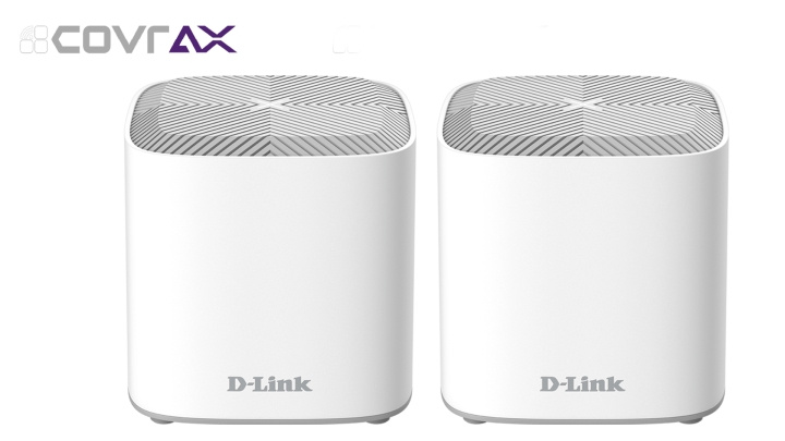 D-Link AX1800 Dual-Band Whole Home Mesh Wi-Fi 6 System (2-Pack) ryhmässä TIETOKOONET & TARVIKKEET / Verkko / Mesh-verkko @ TP E-commerce Nordic AB (C17506)