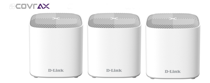 D-Link AX1800 Dual-Band Whole Home Mesh Wi-Fi 6 System (3-Pack) ryhmässä TIETOKOONET & TARVIKKEET / Verkko / Mesh-verkko @ TP E-commerce Nordic AB (C17507)