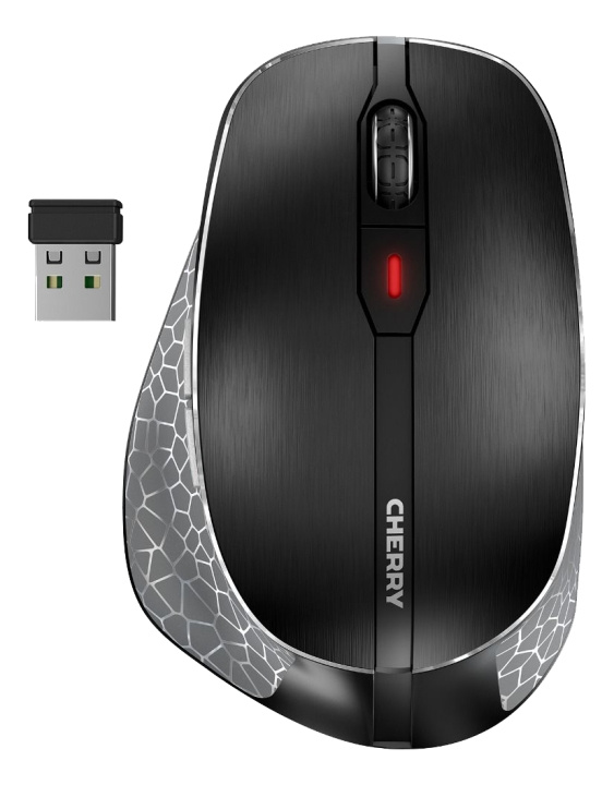 CHERRY MW 8 ergonomic mouse, rechargeable battery, BT + RF connection ryhmässä TIETOKOONET & TARVIKKEET / Hiiret & Näppäimistöt / Hiiret / Langattomat @ TP E-commerce Nordic AB (C17549)