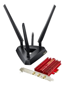 ASUS PCE-AC68 Dual-band -WiFi-adapteri ryhmässä TIETOKOONET & TARVIKKEET / Verkko / Verkkokortti / PCI Express langaton @ TP E-commerce Nordic AB (C17565)