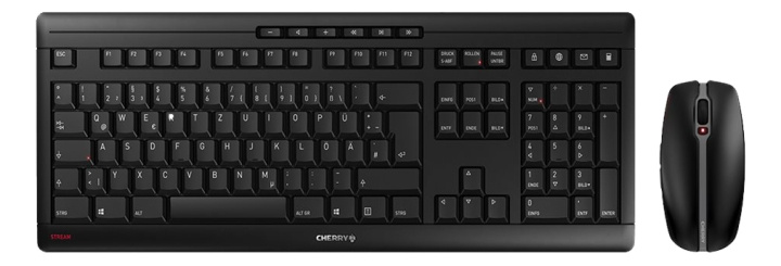 Cherry Stream Desktop, keyboard and mouse combo kit, black ryhmässä TIETOKOONET & TARVIKKEET / Hiiret & Näppäimistöt / Näppäimistöt / Paketti @ TP E-commerce Nordic AB (C17598)