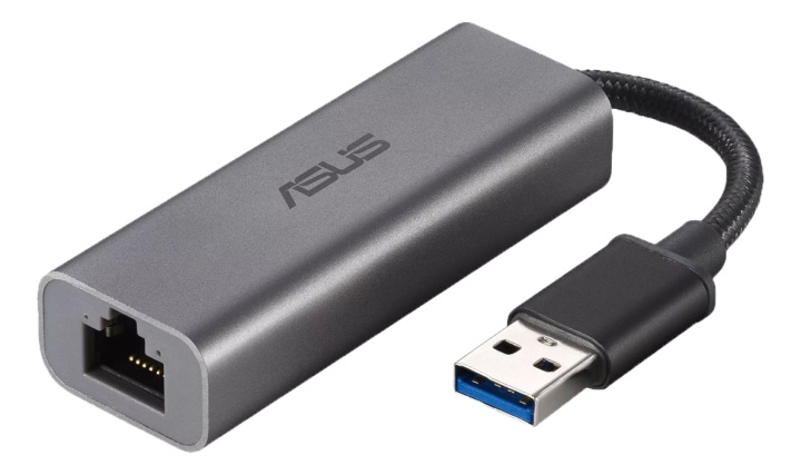 ASUS USB Type-A 2.5G Base-T Ethernet Adapter ryhmässä TIETOKOONET & TARVIKKEET / Verkko / Verkkokortti / USB @ TP E-commerce Nordic AB (C17615)