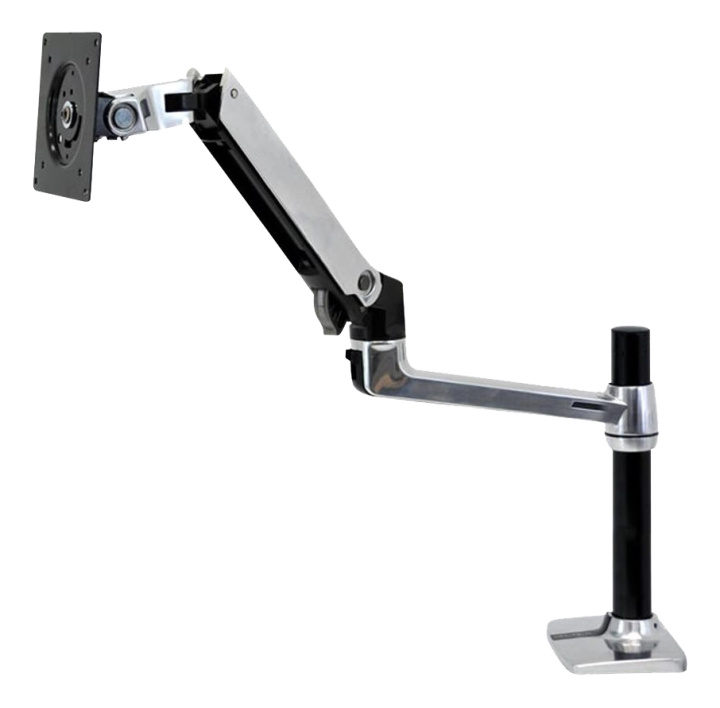 Ergotron LX Desk Monitor Arm, Tall Pole (polished aluminum) ryhmässä TIETOKOONET & TARVIKKEET / Näytöt / Näytön jalustat ja kiinnikkeet @ TP E-commerce Nordic AB (C17636)