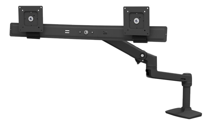 Ergotron LX Desk Dual Direct Arm (matte black) ryhmässä TIETOKOONET & TARVIKKEET / Näytöt / Näytön jalustat ja kiinnikkeet @ TP E-commerce Nordic AB (C17638)