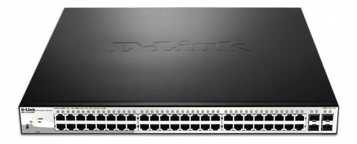 D-LINK 52-Port PoE Gigabit Smart Switch 370W PoE ryhmässä TIETOKOONET & TARVIKKEET / Verkko / Kytkimet @ TP E-commerce Nordic AB (C17792)