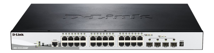D-LINK SmartPro DGS-1510-28XMP - Switch - L3 - Administrerad ryhmässä TIETOKOONET & TARVIKKEET / Verkko / Kytkimet @ TP E-commerce Nordic AB (C17793)