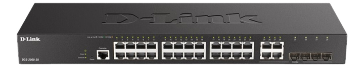 D-Link 24-port PoE Gigabit Managed Switch + 4 Combo 1000BaseT/SFP ryhmässä TIETOKOONET & TARVIKKEET / Verkko / Kytkimet / 10/100/1000Mbps @ TP E-commerce Nordic AB (C17798)