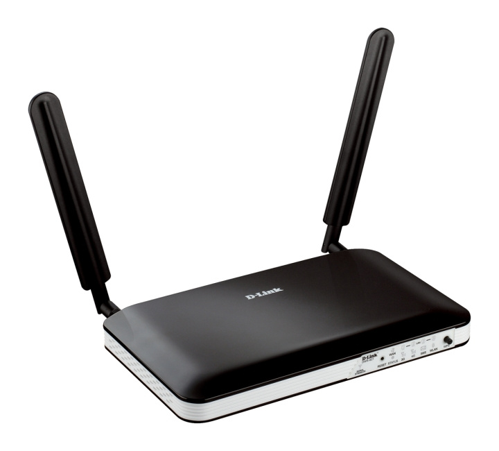 D-Link langaton 4G LTE/3G Dual Band router, jossa 4-portin kytkin ryhmässä TIETOKOONET & TARVIKKEET / Verkko / Reititin @ TP E-commerce Nordic AB (C17871)