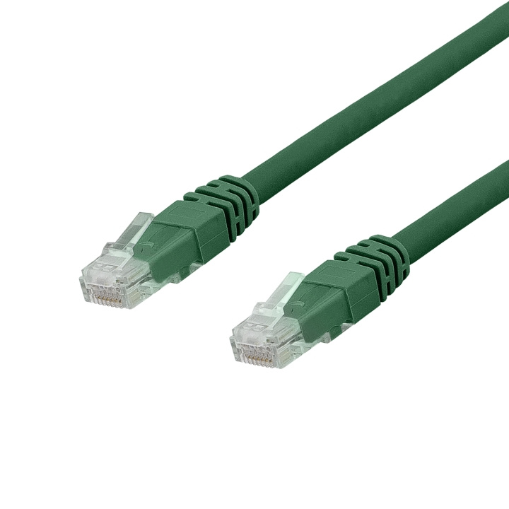 DELTACO U/UTP Cat6a patchkabel, LSZH, 0,3m, Green ryhmässä TIETOKOONET & TARVIKKEET / Kaapelit & Sovittimet / Verkko / Cat6 @ TP E-commerce Nordic AB (C18141)