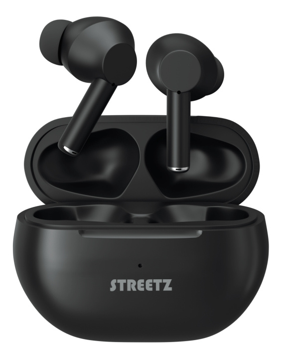 STREETZ True Wireless Stereo, in-ear, matte black ryhmässä KODINELEKTRONIIKKA / Ääni & Kuva / Kuulokkeet & Tarvikkeet / Kuulokkeet @ TP E-commerce Nordic AB (C18264)