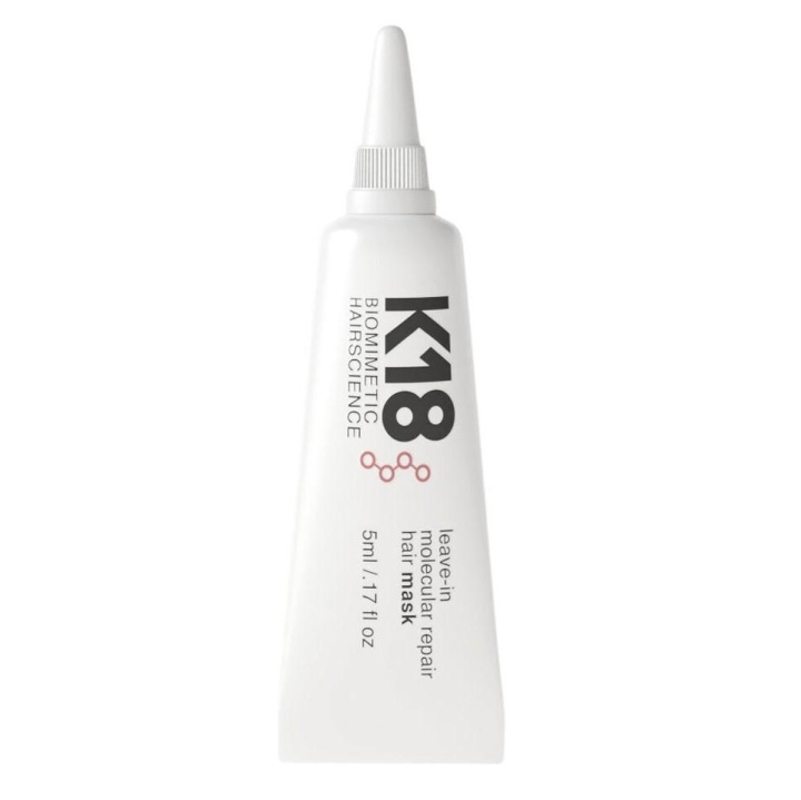 K18 Leave-In Molecular Repair Hair Mask 5ml ryhmässä KAUNEUS JA TERVEYS / Hiukset &Stailaus / Hiustenhoito / Hiusseerumit @ TP E-commerce Nordic AB (C18337)
