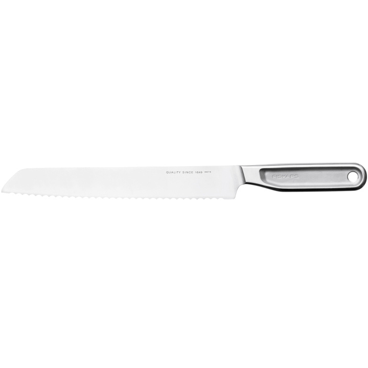 Fiskars All Steel brödkniv 22 cm ryhmässä KOTI, TALOUS JA PUUTARHA / Keittiövälineet / Keittiöveitset ja veitsenteroittimet @ TP E-commerce Nordic AB (C18377)