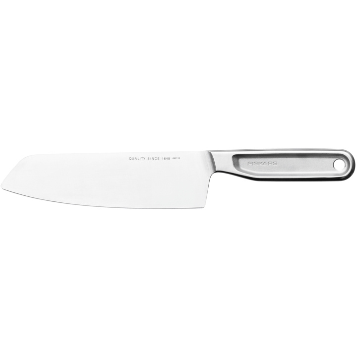 Fiskars All Steel santokukniv 17 cm ryhmässä KOTI, TALOUS JA PUUTARHA / Keittiövälineet / Keittiöveitset ja veitsenteroittimet @ TP E-commerce Nordic AB (C18378)