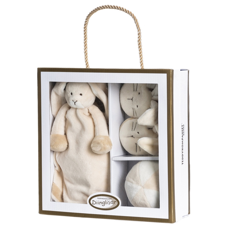 Teddykompaniet Diinglisar, giftbox, kanin ryhmässä LELUT, TUOTTEET LAPSILLE JA VAUVOILLE / Lasten tekstiilit / Unirievut @ TP E-commerce Nordic AB (C18409)
