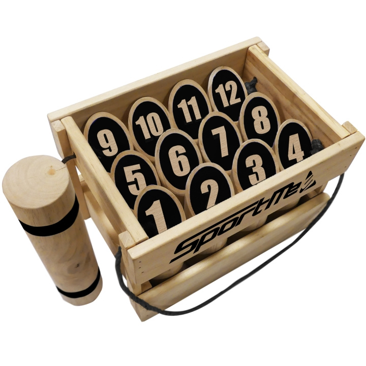 SportMe Nummerkubb i Låda ryhmässä LELUT, TUOTTEET LAPSILLE JA VAUVOILLE / Peli / Ulkopelit @ TP E-commerce Nordic AB (C18431)