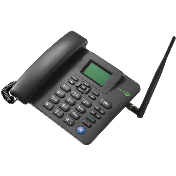 Doro 4100H 4G Desk Phone, Black ryhmässä KODINELEKTRONIIKKA / Ääni & Kuva / Kiinteät puhelimet / Pöytäpuhelimet @ TP E-commerce Nordic AB (C18455)