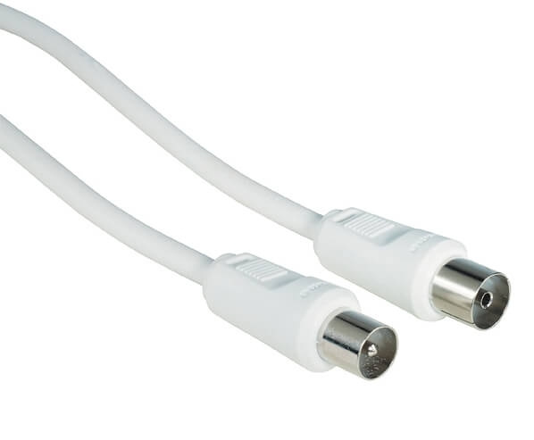 Hama Kabel Antenn 75dB Vit 2m ryhmässä KODINELEKTRONIIKKA / Kaapelit & Sovittimet / Antennikaapelit & Tarvikkeet / Antenni johdot @ TP E-commerce Nordic AB (C18470)