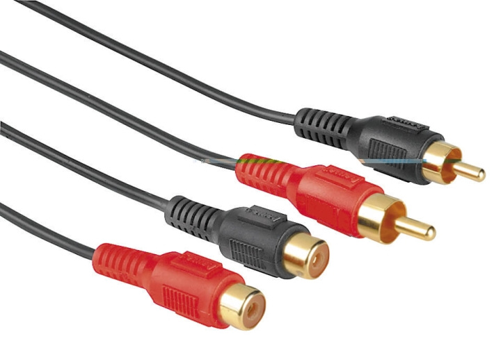 Hama Kabel 2xRCA-2xRCA Förlängning Svart 10m ryhmässä KODINELEKTRONIIKKA / Kaapelit & Sovittimet / RCA / Kaapelit @ TP E-commerce Nordic AB (C18476)