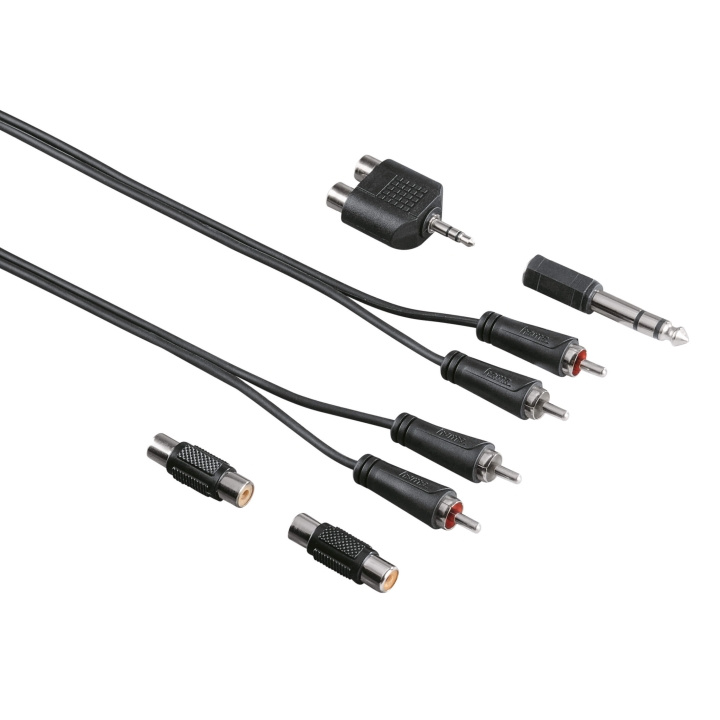 Hama Kabel Audio Anslutningsset RCA 2.5m ryhmässä KODINELEKTRONIIKKA / Kaapelit & Sovittimet / RCA / Kaapelit @ TP E-commerce Nordic AB (C18529)