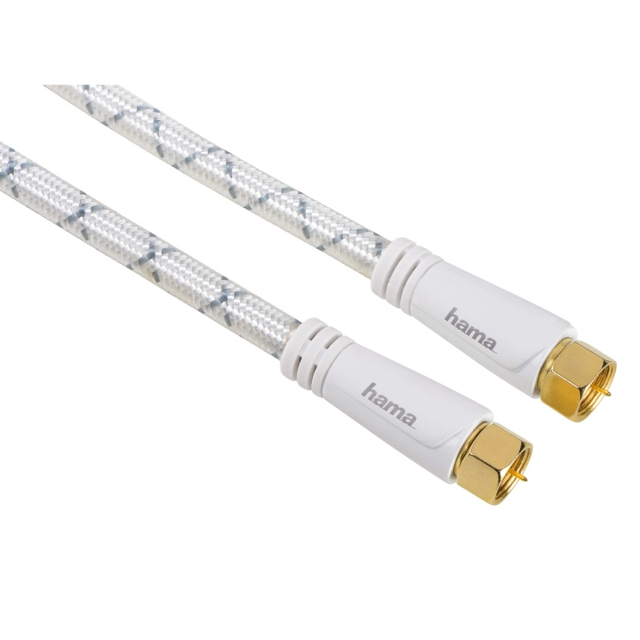 Hama Kabel Antenn SAT 120dB F-Plug-F-Plug Vit 5m ryhmässä KODINELEKTRONIIKKA / Kaapelit & Sovittimet / Antennikaapelit & Tarvikkeet / Antenni johdot @ TP E-commerce Nordic AB (C18540)