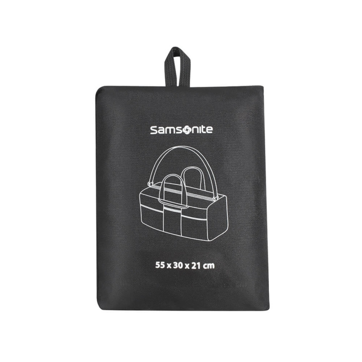 SAMSONITE Travel Bag Duffle M Foldable Black ryhmässä URHEILU, VAPAA-AIKA JA HARRASTUS / Matkailutarvikkeet / Muut @ TP E-commerce Nordic AB (C18560)