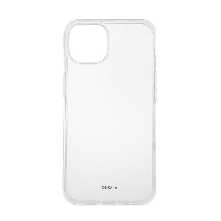 Onsala Suojakuori Kierrätetty TPU Läpinäkyvä - iPhone 13/14/15 ryhmässä ÄLYPUHELIMET JA TABLETIT / Puhelimen suojakotelo / Apple / iPhone 13 / Kuoret @ TP E-commerce Nordic AB (C18568)
