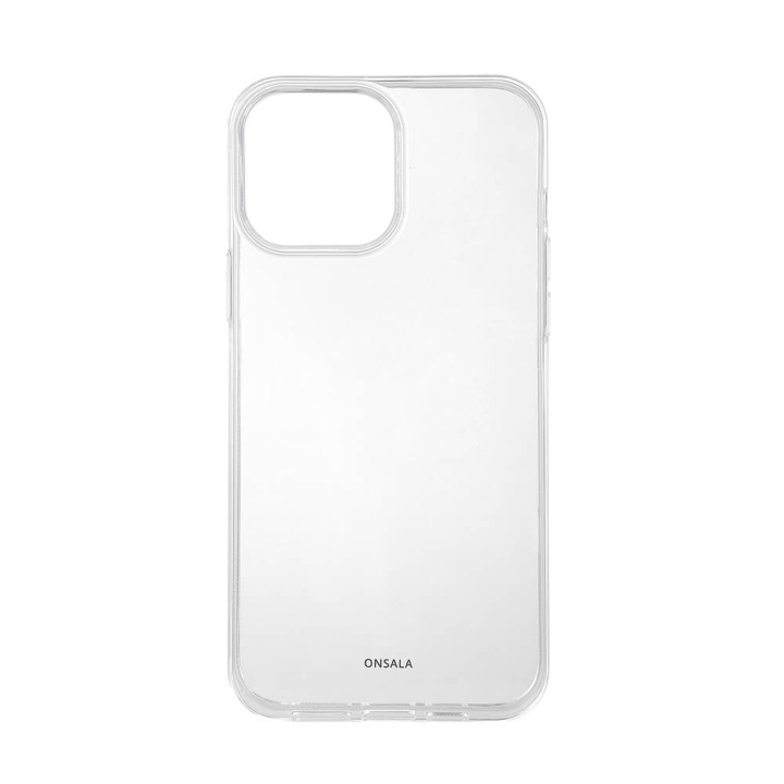 Onsala Back Recycled Clear Case TPU iPhone 13 Pro Max ryhmässä ÄLYPUHELIMET JA TABLETIT / Puhelimen suojakotelo / Apple / iPhone 13 Pro Max / Kuoret @ TP E-commerce Nordic AB (C18570)
