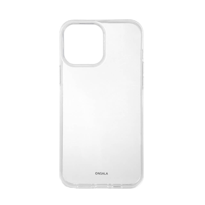 ONSALA Suojakuori Kierrätetty TPU Läpinäkyvä - iPhone 13 Pro Max ryhmässä ÄLYPUHELIMET JA TABLETIT / Puhelimen suojakotelo / Apple / iPhone 13 Pro Max / Kuoret @ TP E-commerce Nordic AB (C18570)