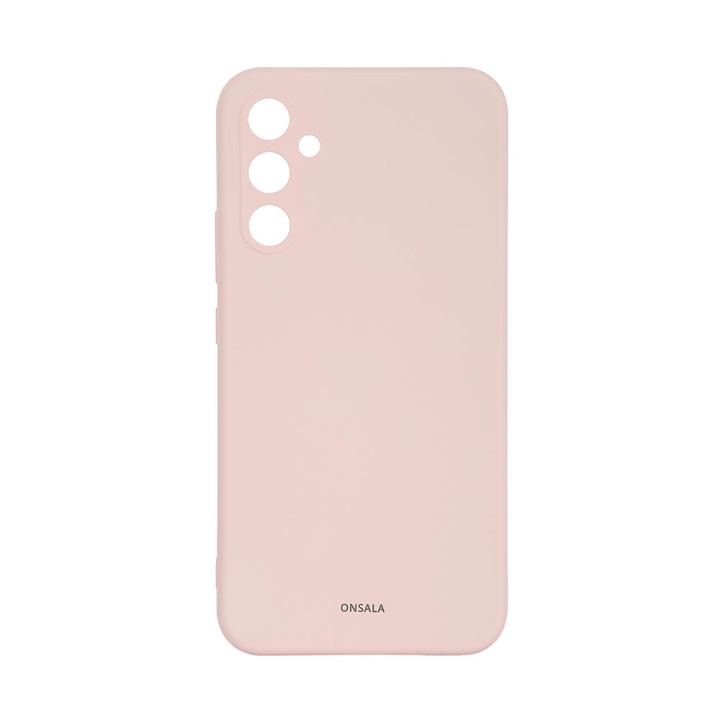 ONSALA Suojakuori Sulikoni Kalkki Pinkki - Samsung Galaxy A34 5G ryhmässä ÄLYPUHELIMET JA TABLETIT / Puhelimen suojakotelo / Samsung @ TP E-commerce Nordic AB (C18600)