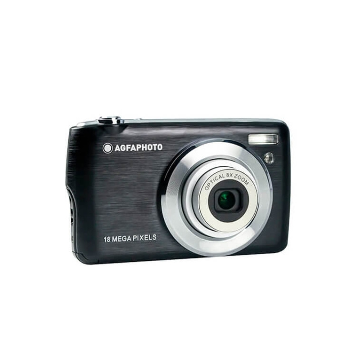 Agfa PHOTO Digital Camera DC8200 CMOS 8x 18MP Black ryhmässä KODINELEKTRONIIKKA / Valokuvat & Videot / Kamerat @ TP E-commerce Nordic AB (C18615)