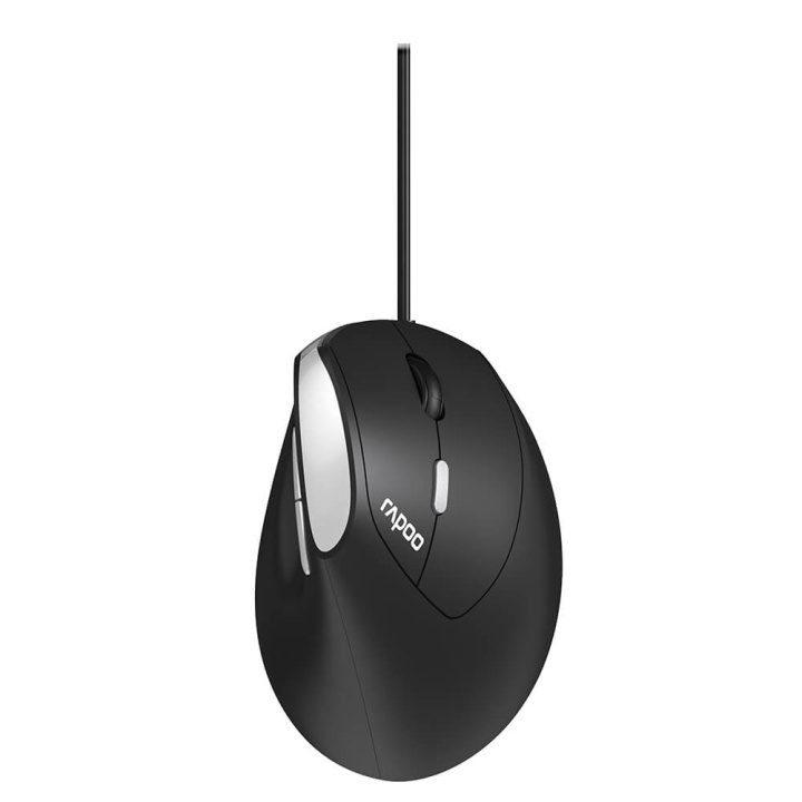 Rapoo Mouse EV200 Wired USB Black ryhmässä TIETOKOONET & TARVIKKEET / Hiiret & Näppäimistöt / Hiiret / Langalliset @ TP E-commerce Nordic AB (C18621)