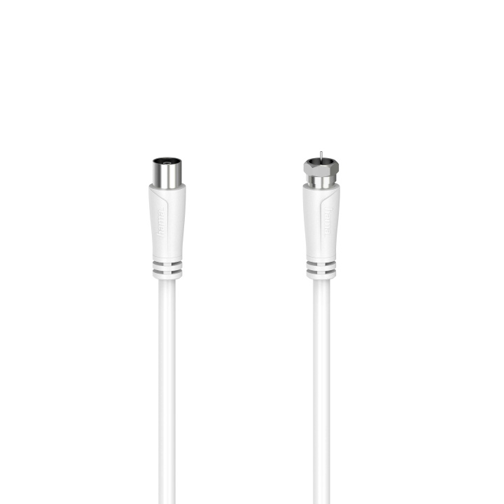 Hama Kabel Antenn SAT 90dB F-Plug-Coax Hona Vit 1.5m ryhmässä KODINELEKTRONIIKKA / Kaapelit & Sovittimet / Antennikaapelit & Tarvikkeet / Antenni johdot @ TP E-commerce Nordic AB (C18637)