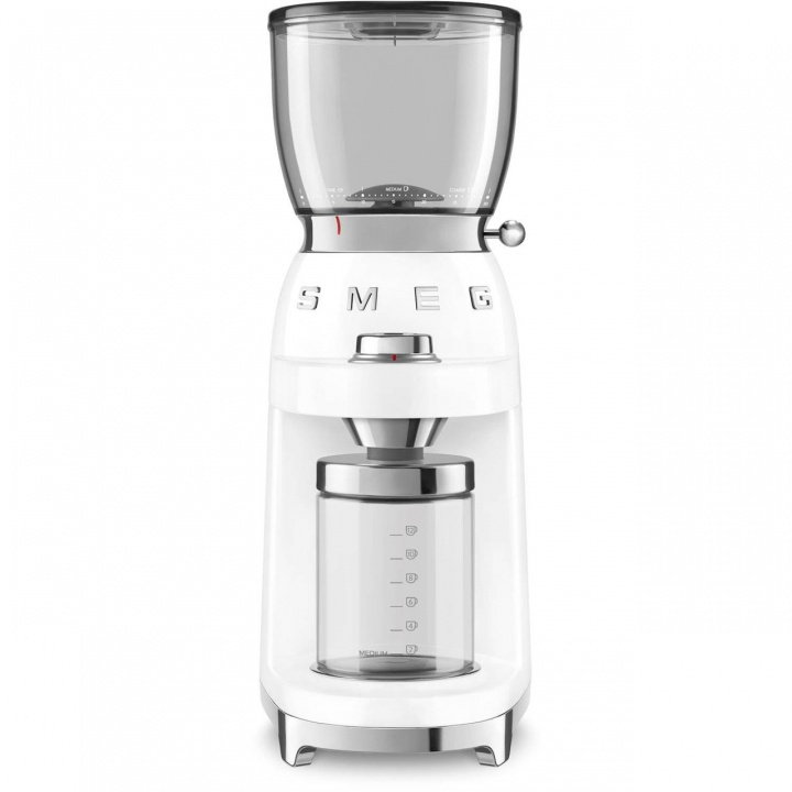 Smeg Kaffekvarn CGF01WHEU Vit ryhmässä KOTI, TALOUS JA PUUTARHA / Kodinkoneet / Kahvikoneet ja tarvikkeet / Kahvimyllyt @ TP E-commerce Nordic AB (C18657)