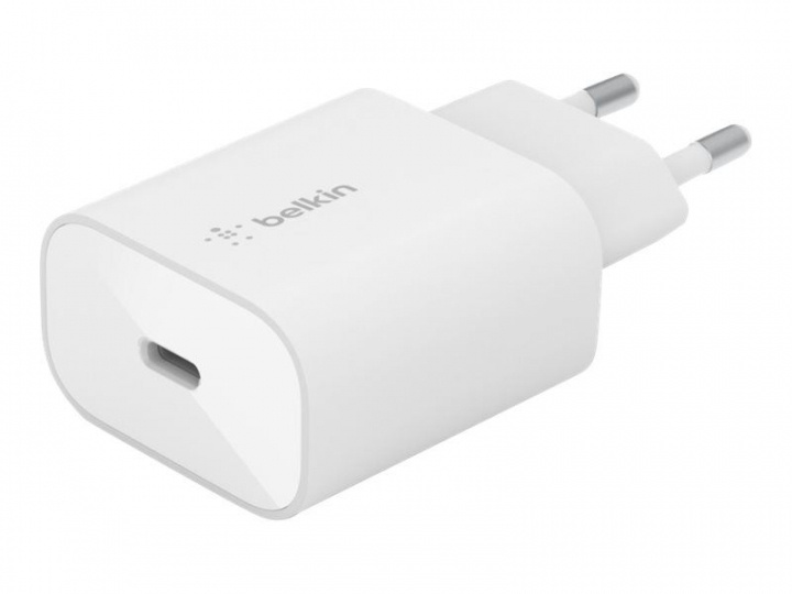 Belkin Stömadapter 25W PD USB-C ryhmässä ÄLYPUHELIMET JA TABLETIT / Laturit & Kaapelit / Seinälaturi / Seinälaturi Type C @ TP E-commerce Nordic AB (C18823)