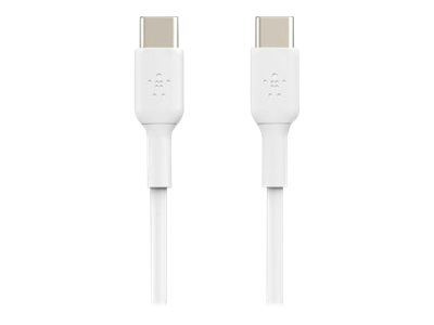 Belkin Boost Charge USB-C till USB-C Kabel 1m ryhmässä ÄLYPUHELIMET JA TABLETIT / Laturit & Kaapelit / Kaapelit / Tyyppi C -kaapelit @ TP E-commerce Nordic AB (C18851)