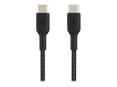 Belkin Boost Charge USB-C till USB-C Kabel Flätad 1m ryhmässä ÄLYPUHELIMET JA TABLETIT / Laturit & Kaapelit / Kaapelit / Tyyppi C -kaapelit @ TP E-commerce Nordic AB (C18854)